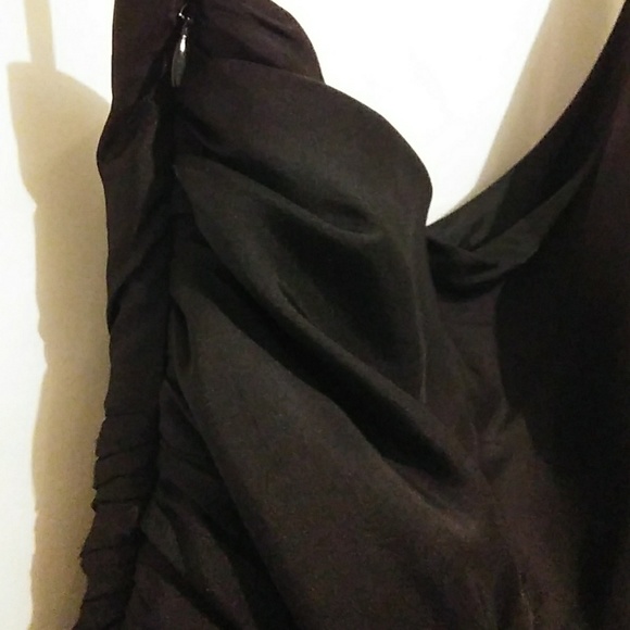 🎁NWT COREN MOORE 100% SILK ONE SHOULDER DRESS - Picture 6 of 8